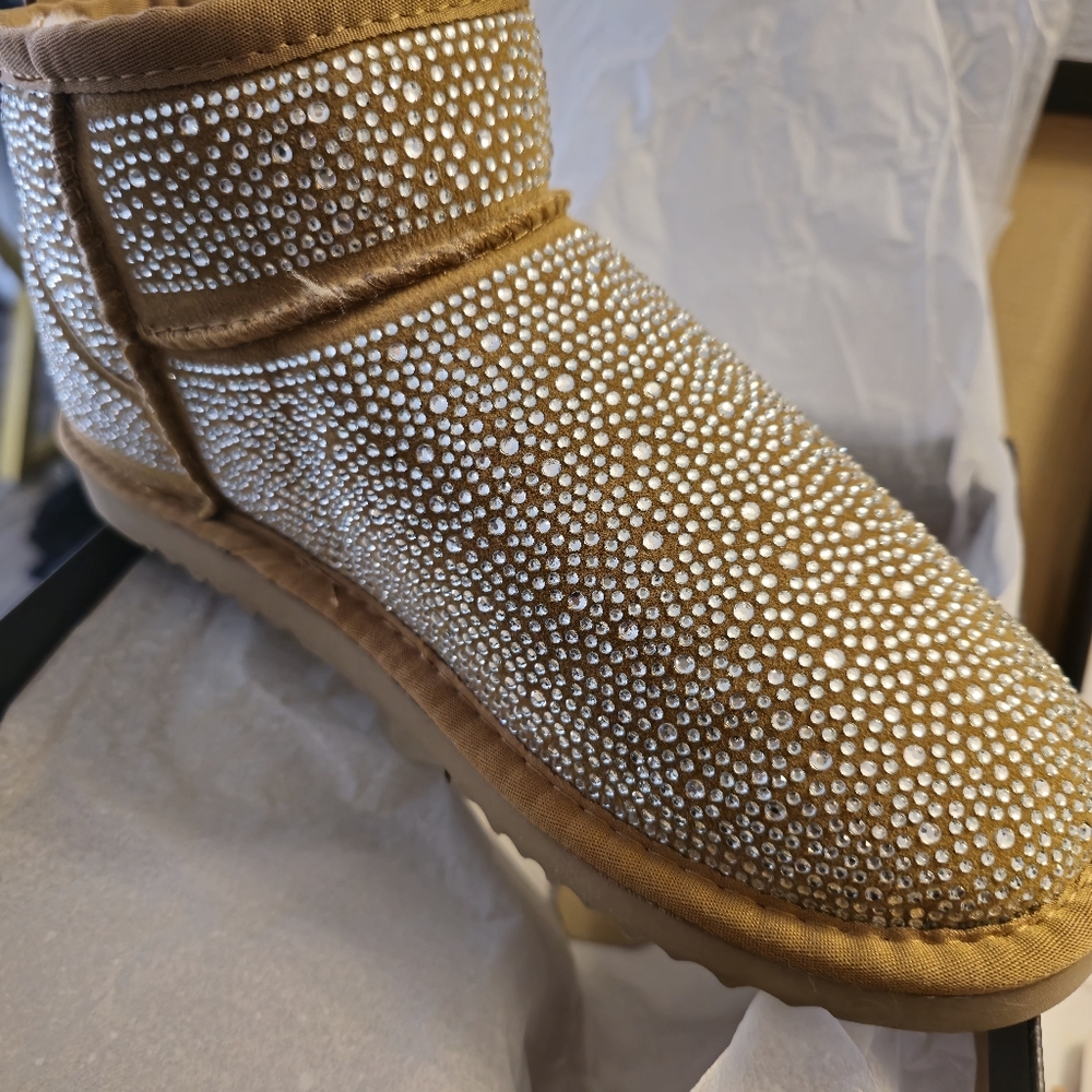 I.N.C. Arieef Tan Bling Booties